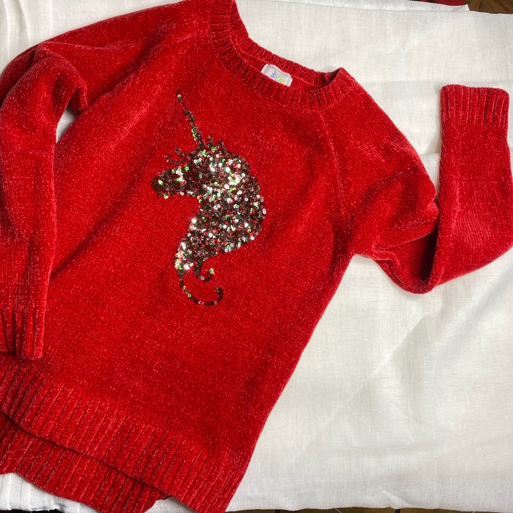 NEVER USED✨ KID - Christmas unicorn sweater ❤️